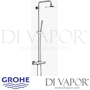 Grohe Rainshower System 210 Shower System with Thermostat - 2004 to 2005 - Spare Parts 27032000 GEN1